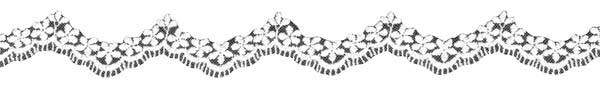 EMBROIDERED EDGING - WHITE